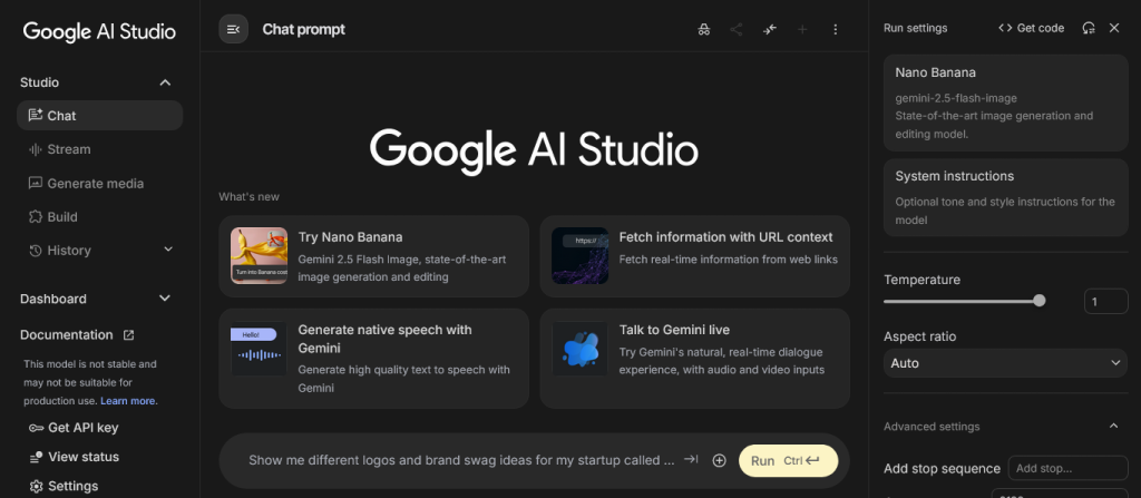 Google AI Studio
