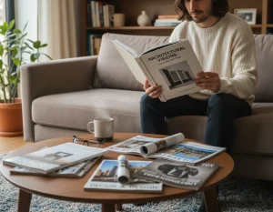 Persona expandiendo su mente inquieta mediante lectura variada