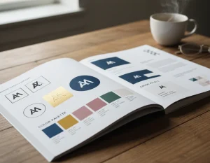 Ejemplo de identidad visual profesional para un negocio