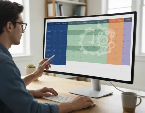 Planificación estratégica y disciplina en la gestión del tiempo empresarial.