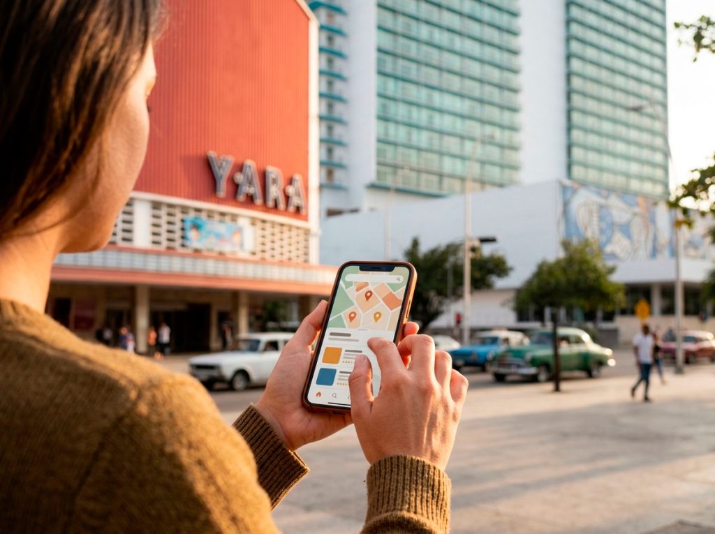 Búsqueda móvil de SEO local para negocios cubanos